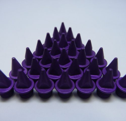 7mm Violet – Lite Pyramid Spikes
