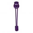 Purple Elastic Shoelaces with Lock