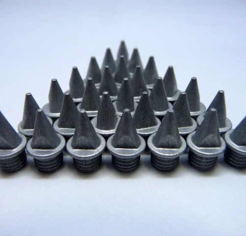 7mm Silver – Lite Pyramid Spikes