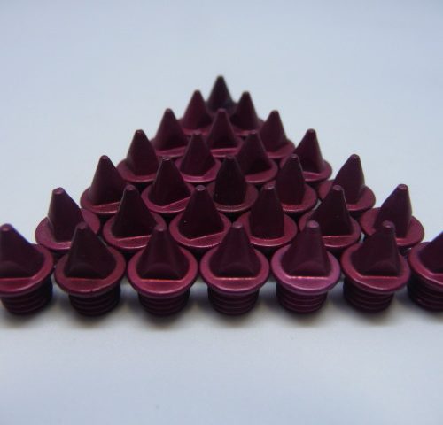 5mm Red – Lite Pyramid Spikes